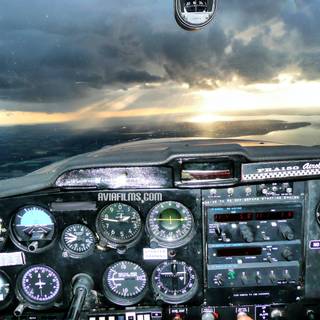 Cessna cockpit wallpaper