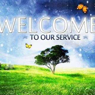 Welcome to church wallpaper