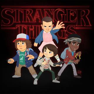 Stranger Things HD digital art wallpaper