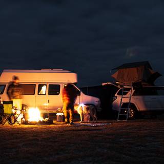 Car camping wallpaper