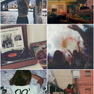 Grunge summer wallpaper