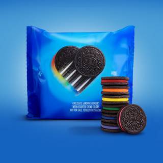 Rainbow Oreos wallpaper