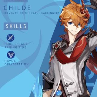 Genshin Childe wallpaper