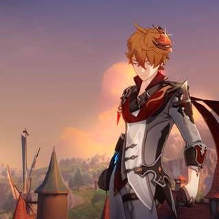 Genshin Childe wallpaper