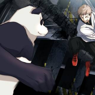 Panda Jujutsu wallpaper