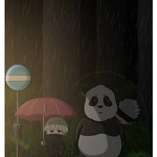 Panda Jujutsu wallpaper