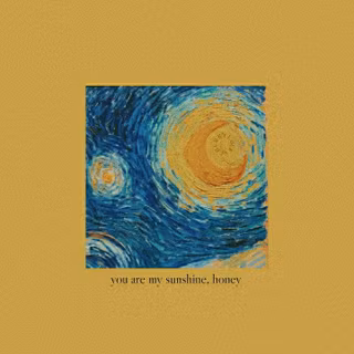 Yellow art wallpaper