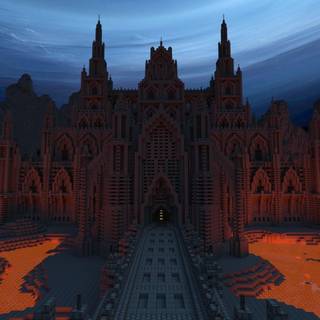 Minecraft map wallpaper