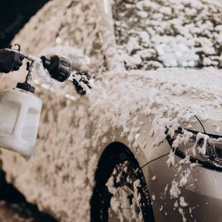 Car cleaning wallpaper