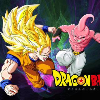 Goku vs Buu wallpaper