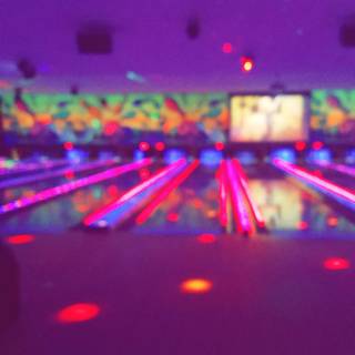 Bowling alley wallpaper