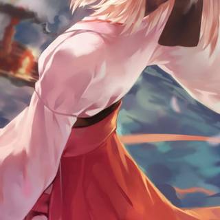 Saber Fate iPhone wallpaper