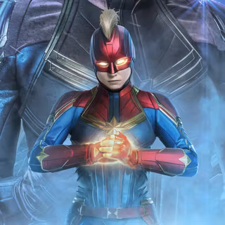 Captain Marvel desktop 4K wallpaper