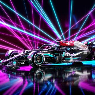 Mercedes F1 2022 car wallpaper