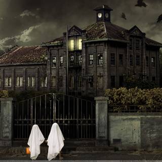 Halloween scary PC wallpaper