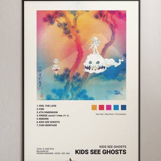 Kids See Ghost album cover wallpaper