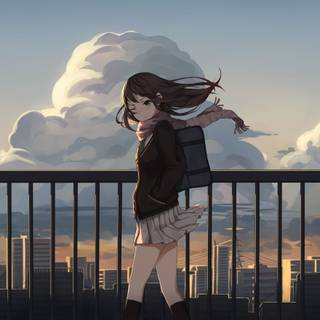 Lofi spring 4k wallpaper