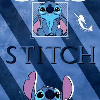 Stitch edits wallpaper