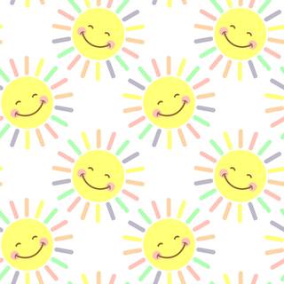 Sun summer pattern wallpaper