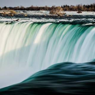 Colorful waterfall wallpaper