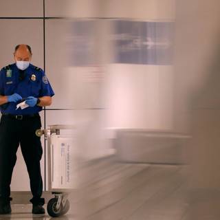 Airport security guards wallpaper