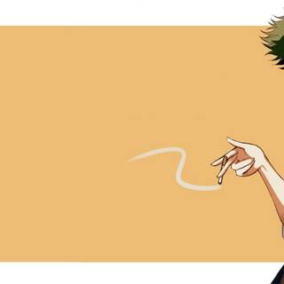 Spike Spiegel minimalistic wallpaper