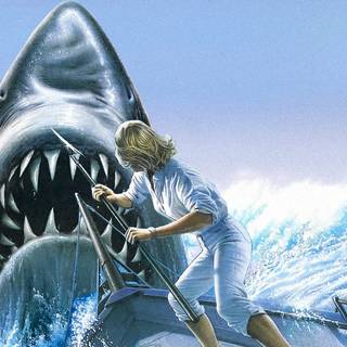 Jaws movie characters wallpaper