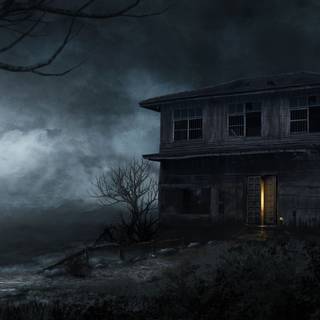 Horror road wallpaper