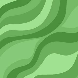 Green waves wallpaper