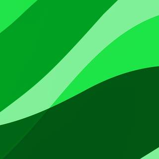 Green waves wallpaper