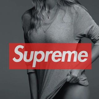 Supreme cute girl wallpaper
