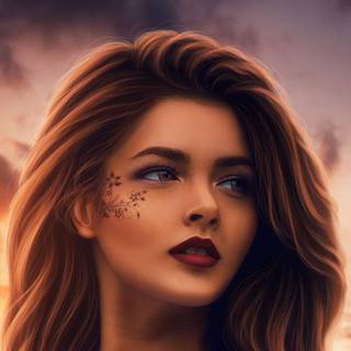 Supreme cute girl wallpaper