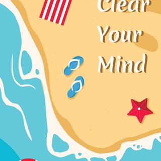 iPhone summer beach wallpaper