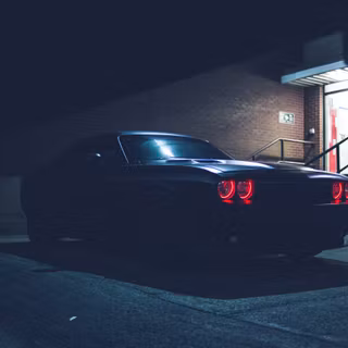 Cars headlight 4k wallpaper