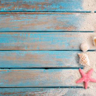 Summer wood wallpaper