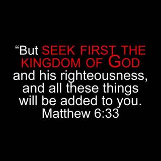 Matthew 6:33 wallpaper