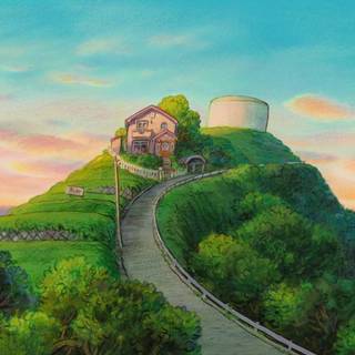 Ghibli scenery wallpaper