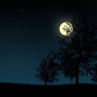 Moon PC aesthetic wallpaper