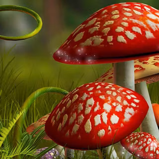 Cute aesthetic mushroom wallpaper