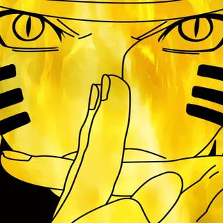 Naruto glowing wallpaper