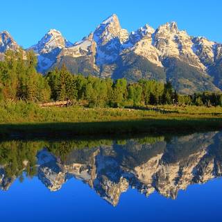 Schwabacher Landing, Grand Teton National Park wallpaper