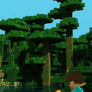 iPhone Minecraft wallpaper