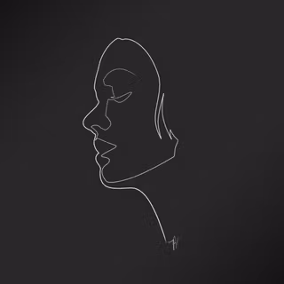 Line art aesthetic laptop wallpaper