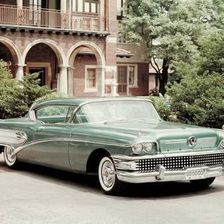 Retro PC car wallpaper