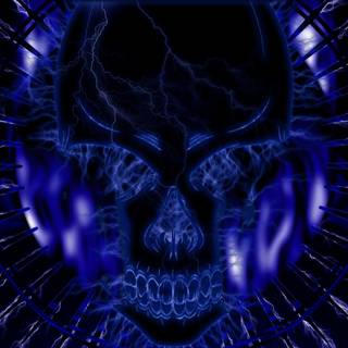 Tribal skull wallpaper