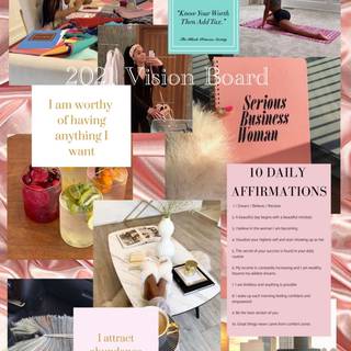 Women visionboard wallpaper