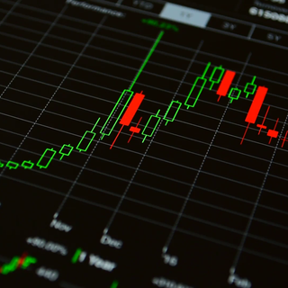 Trading chart wallpaper