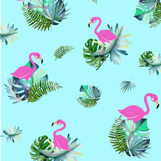 Cute summer blue wallpaper