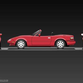 Mazda Miata 1990 wallpaper