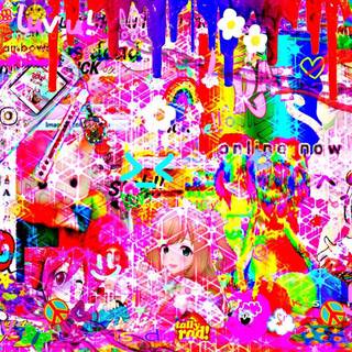 Weirdcore PC wallpaper